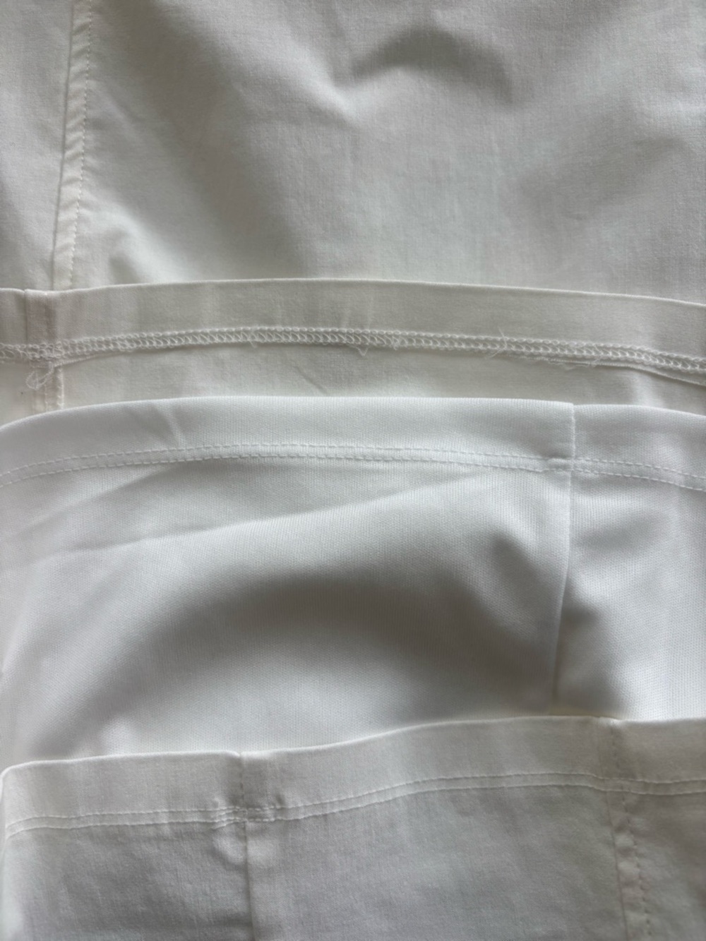NWT Blashe White Strapless Mini-Dress w/Scallop Trim, Size Medium - Picture 8 of 13